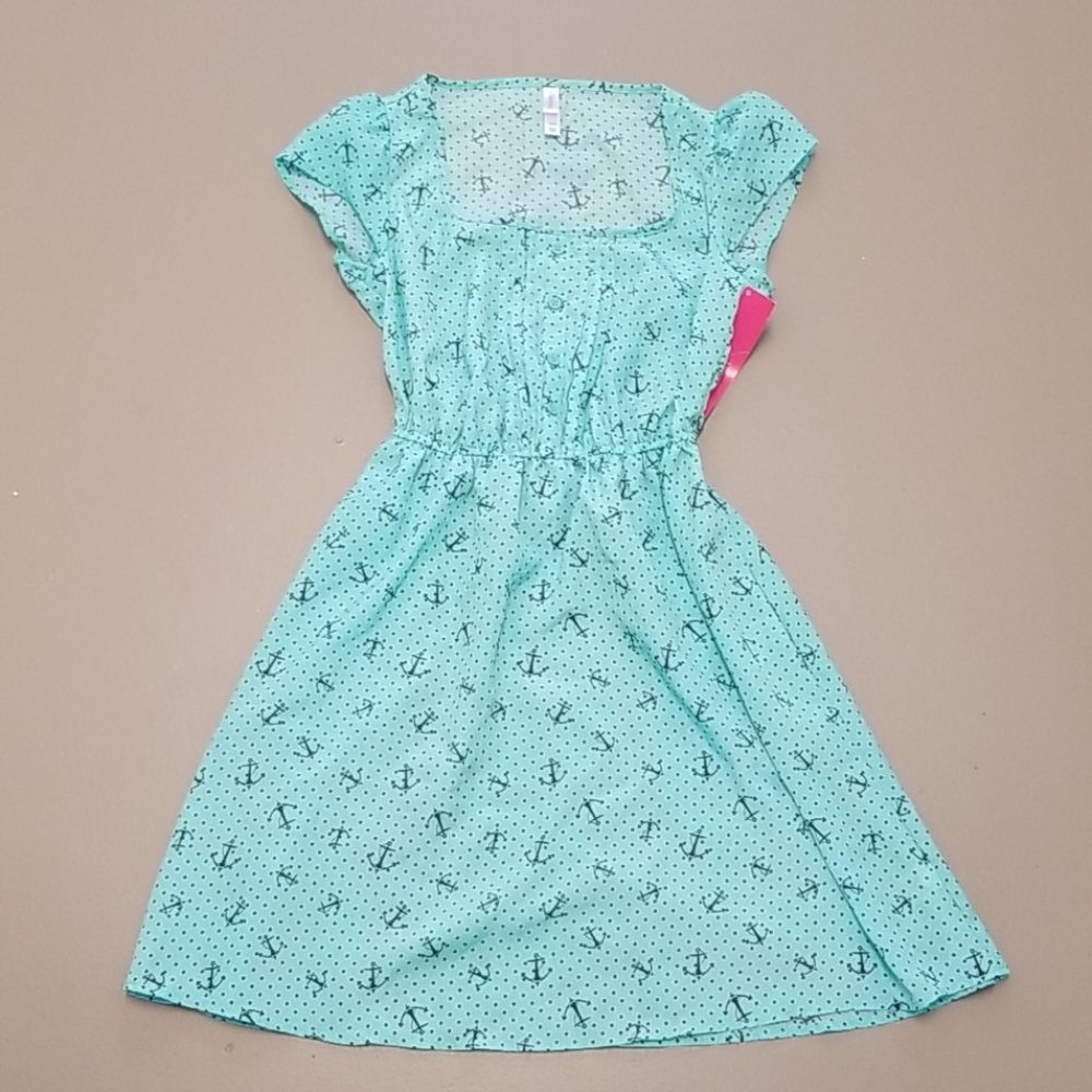 3/$25  Xhilaration turquoise nautical dress